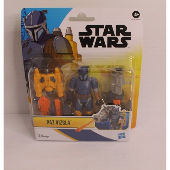 Star Wars Paz Vizsla 4" Disney Hasbro Epic Hero Series Action Figure NWB - Picture 1 of 7